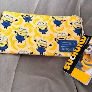 Minions Loungefly Banana Print Pouch